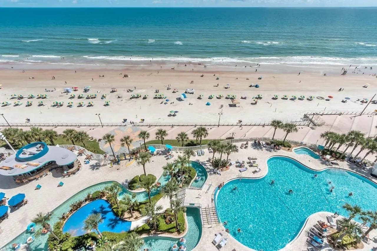 代托纳海滩Newly Remodeled 10Th Floor Oceanfront 1Br Escape At The Wyndham Oceanwalk别墅 美国
